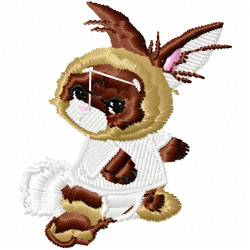 Rabbits Embroidery Design 8 Rabbits Embroidery Design 8